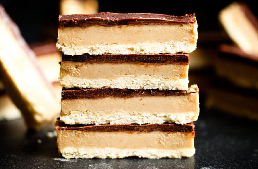 Healthy Homemade Paleo Twix Bars