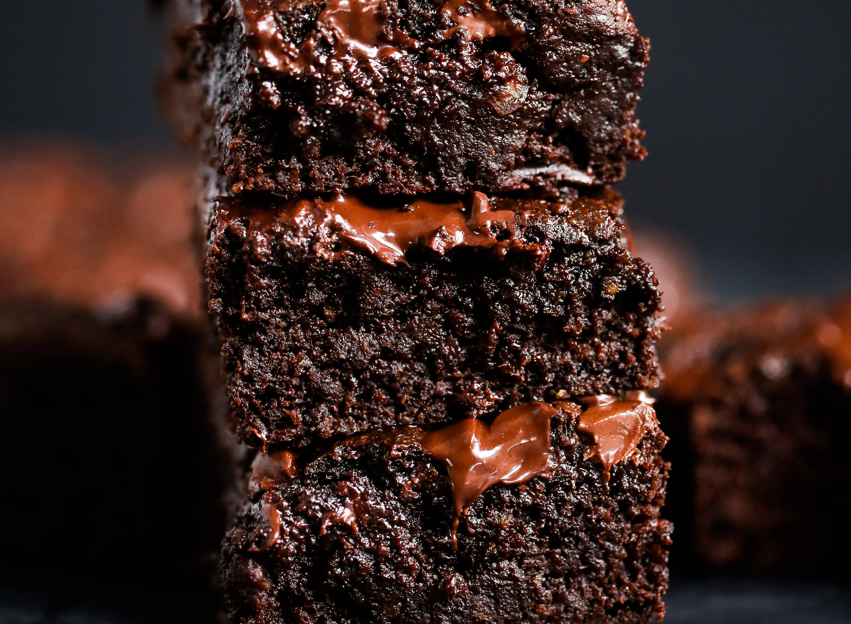Easy homemade brownies with a fudgey middle and crispy delicious corners. These gluten free brownies are family favorites- filled with rich chocolate flavor and made with healthy ingredients! Best flourless brownies made with sweet potato instead of flour! #baking #brownies #dessert #glutenfree