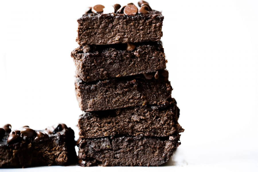 Fudgey Avocado Brownies